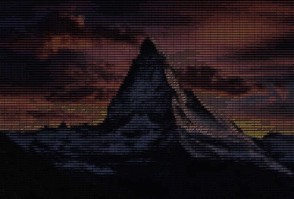 ASCII art wallpaper for desktop and phone